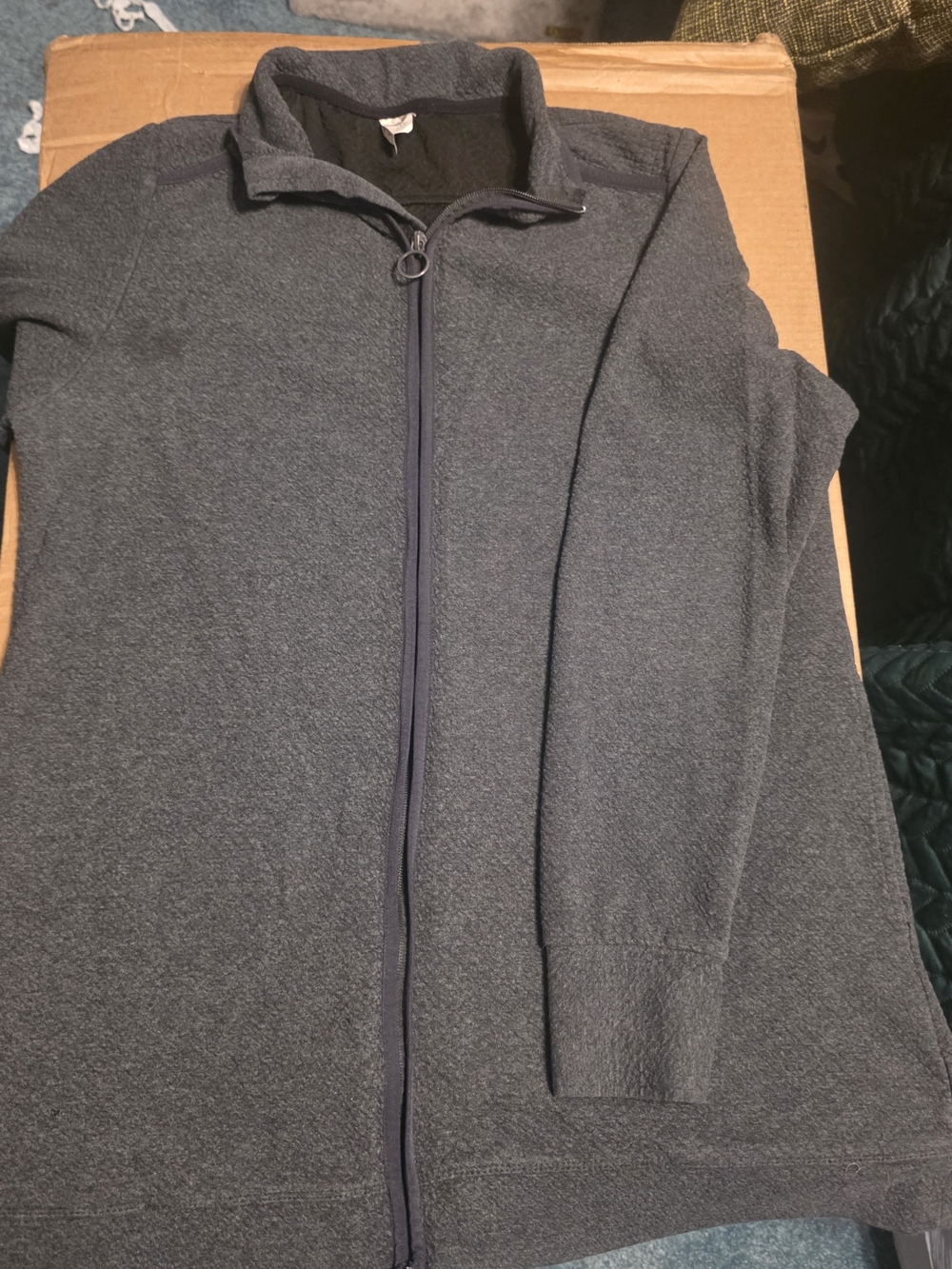Avia Women's Full-Zip Heathered Zip Sweater